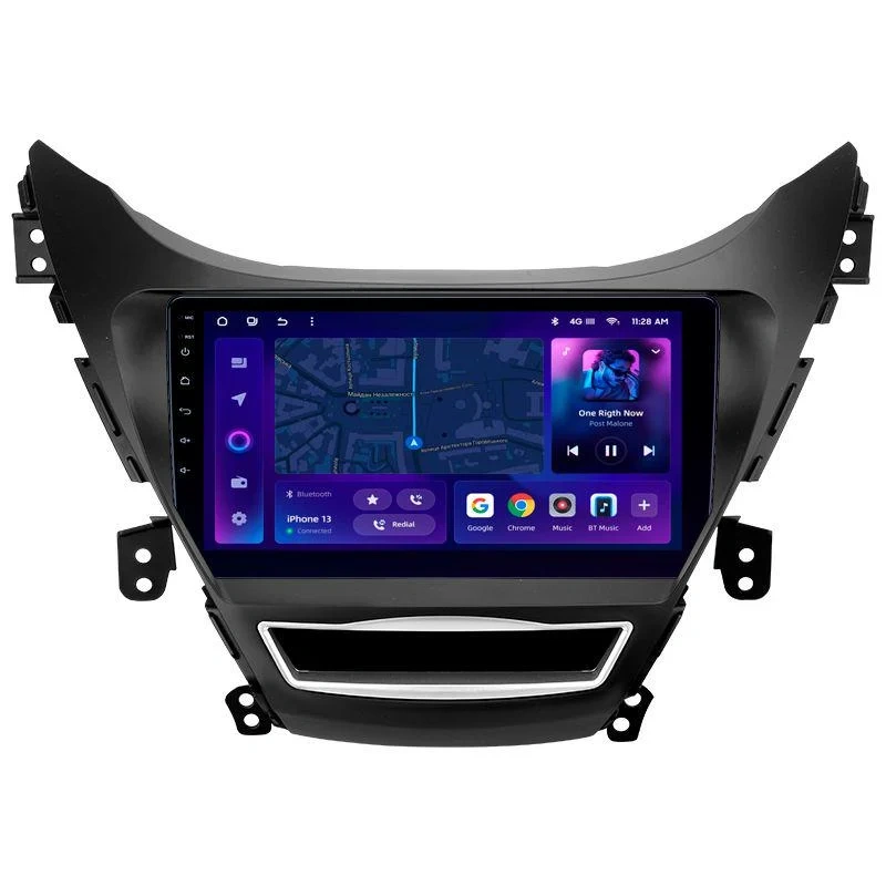 Navigaţie Auto MOSS M2 pentru Hyundai Elantra 5 (2010-2016) – Android 10, 4+32GB, Ecran 9″ IPS, CPU Octa-core 1.6GHz, 4G, Bluetooth 5.1 şi DSP Audio Premium