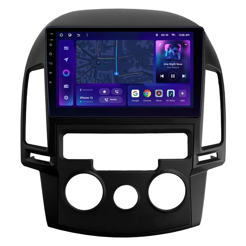 Navigație Auto MOSS M2 Hyundai i30 2007-2012 - 4+64GB, 9" IPS, Android 10, 4G și Bluetooth 5.1 pentru o experiență completă