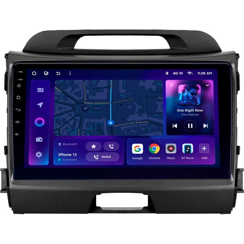 Navigație Auto MOSS M2 Kia Sportage 3 2010-2016 – Android 10, 4+32GB, 9” IPS, Procesor Octa-core 1.6Ghz, Bluetooth 5.1 și DSP Avansat