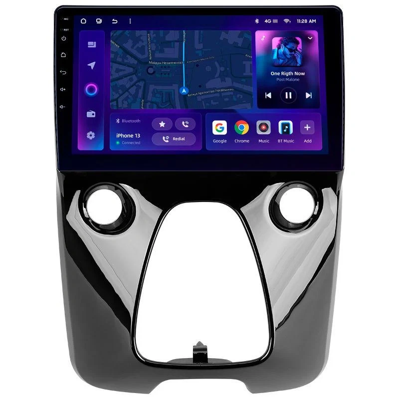 Navigatie Auto MOSS M2 Peugeot 108 2014-2021 cu Android 10, 4+32GB, IPS 10", Octa-core 1.6GHz, Bluetooth 5.1