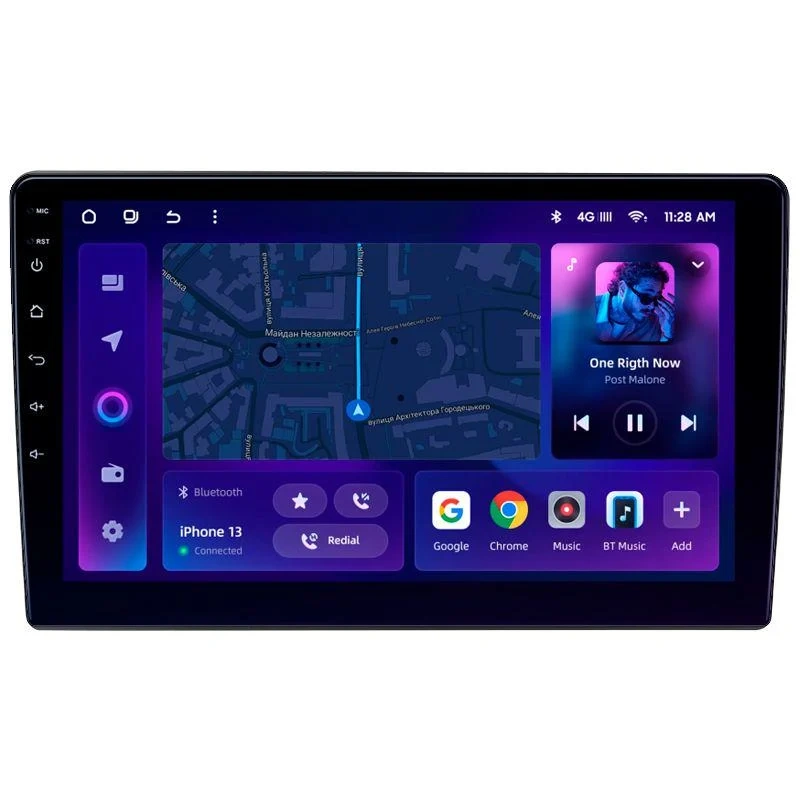 Navigație Auto MOSS M2 pentru Citroen C3 XR 2019-2020 – Android 10, 4+64GB, Ecran IPS 10" și Procesor Octa-core 1.6GHz, Bluetooth 5.1, DSP Avansat